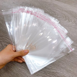 10 túi nilon đựng lì xì kích thước 9x18+4