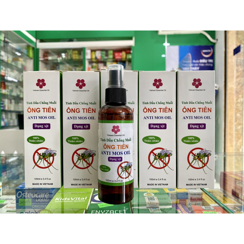 Tinh Dầu sả chanh Chống Muỗi Ông Tiên, Thơm Mát Sảng Khoái, Lưu Hương Lâu Dài, Tuyệt Đối An Toàn