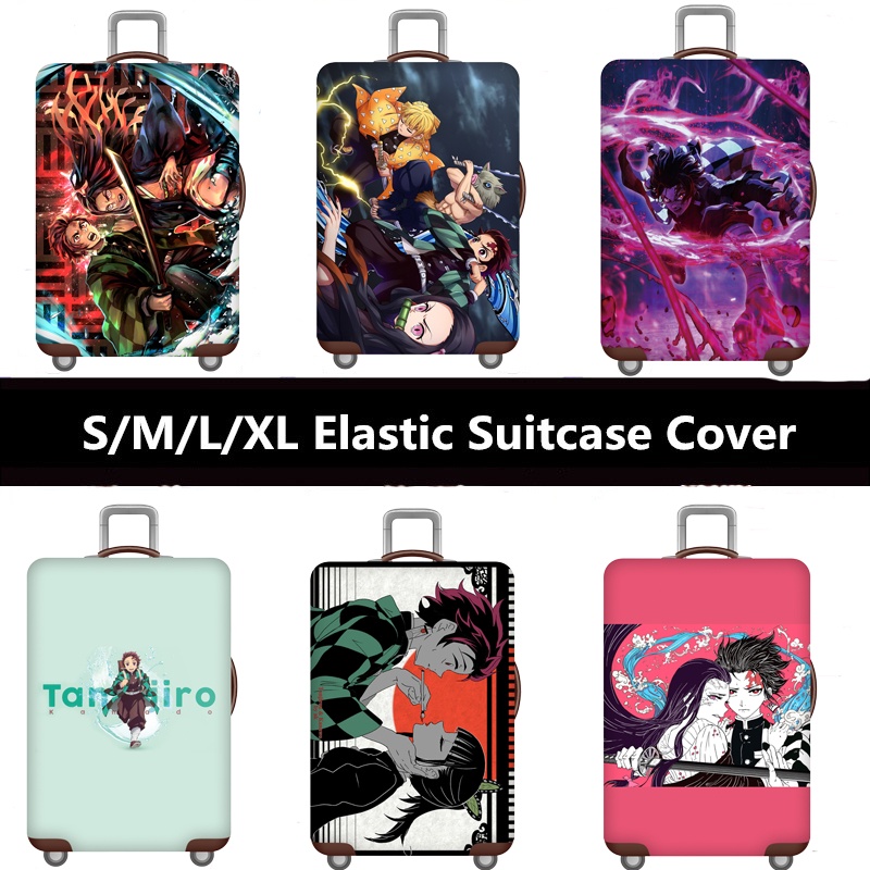 Vỏ Bọc Bảo Vệ Va Li Du Lịch Chống Bụi Dày Dặn 18-32 inch In Hoạt Hình Dễ Thương