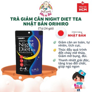 Trà giảm cân Night Diet Tea Orihiro - Không gây tác dụng phụ, an toàn, tự nhiên