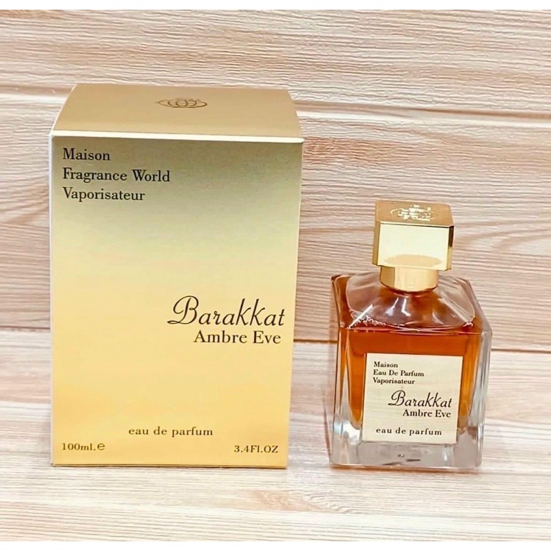 Nước hoa nam Barakkat Ambre Eve Eau De Parfum của Fragrance World 100ml