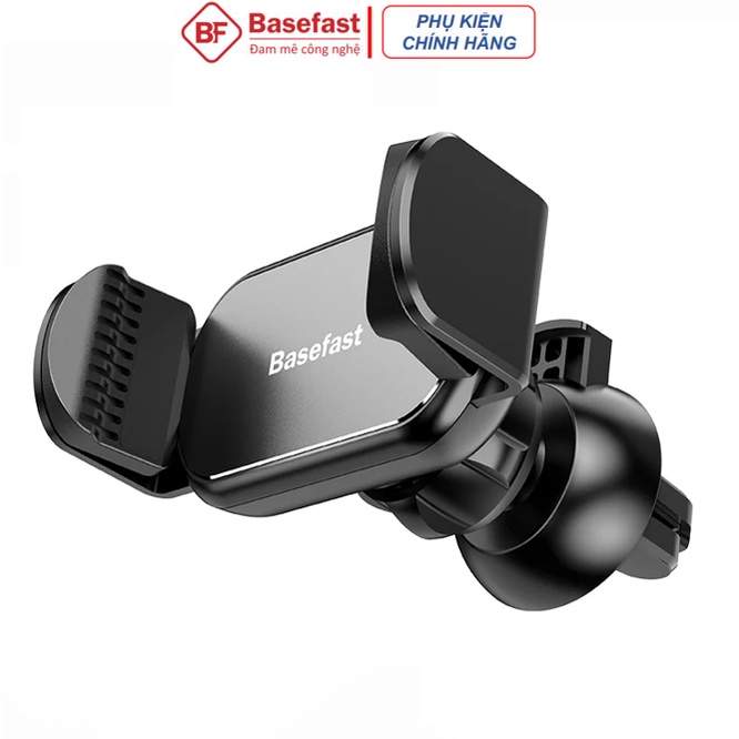 Giá đỡ kẹp điện thoại trên ô tô Basefast GK10  Gắn cửa giá điều hòa, xoay 360 độ nhỏ gọn cho di động 4,5-7 inch