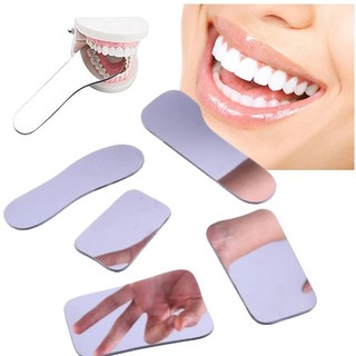 Set 5 Kính Chiếu Hậu Chuyên Dụng Cho Nha Khoa Dental Glass Mirror Set