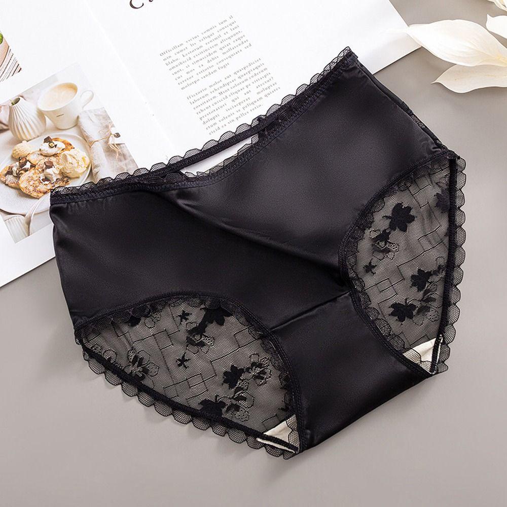 FALLFORBEAUTY Quần Lót Ren Hoa Không Đường May Mềm Mại