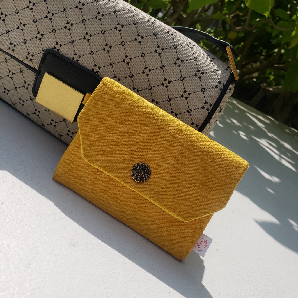 Ví Vải Linen Handmade Màu Sắc Thời Trang Phong Cách Tối Giản Siêu Cá Tính