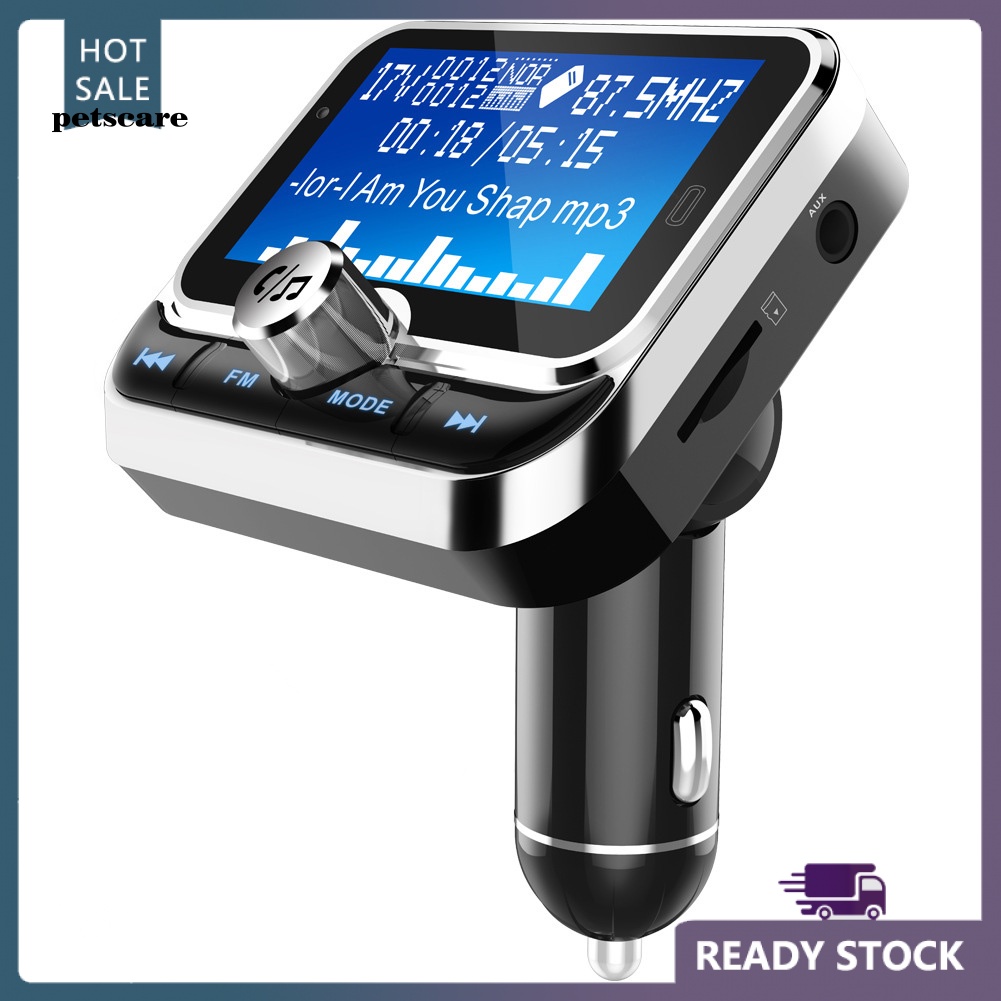 Tẩu Sạc QCA BC32 Kiêm Máy Nghe Nhạc MP3 Đa Chức Năng Kết Nối Bluetooth Màn Hình LCD Cho Ô Tô