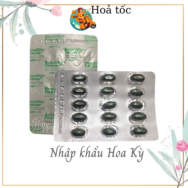 Viên chống nắng Beautifier Forever bảo vệ da, ngăn ngừa lão hoá