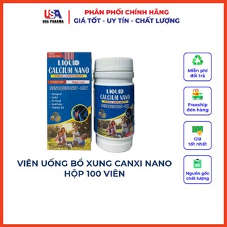 LIQUID CALCIUM NANO BỔ SUNG Canxi LIQUID giúp phòng chống còi xương, tăng cường phát triển hệ xương