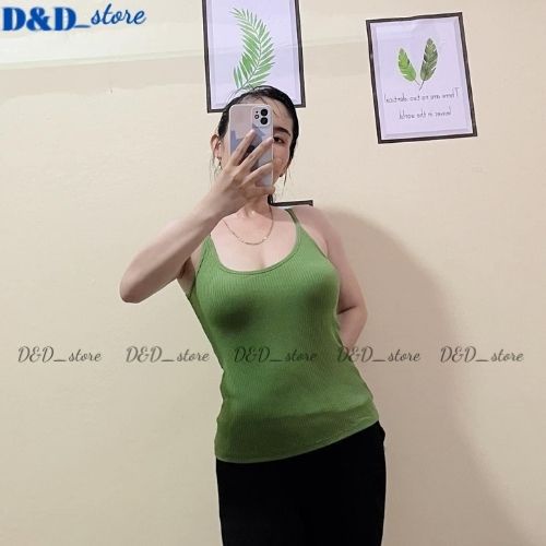 Áo thun ôm nữ 2 dây . Áo hai dây sát nách body màu trơn chất liệu cotton mềm mịn thoáng mát -