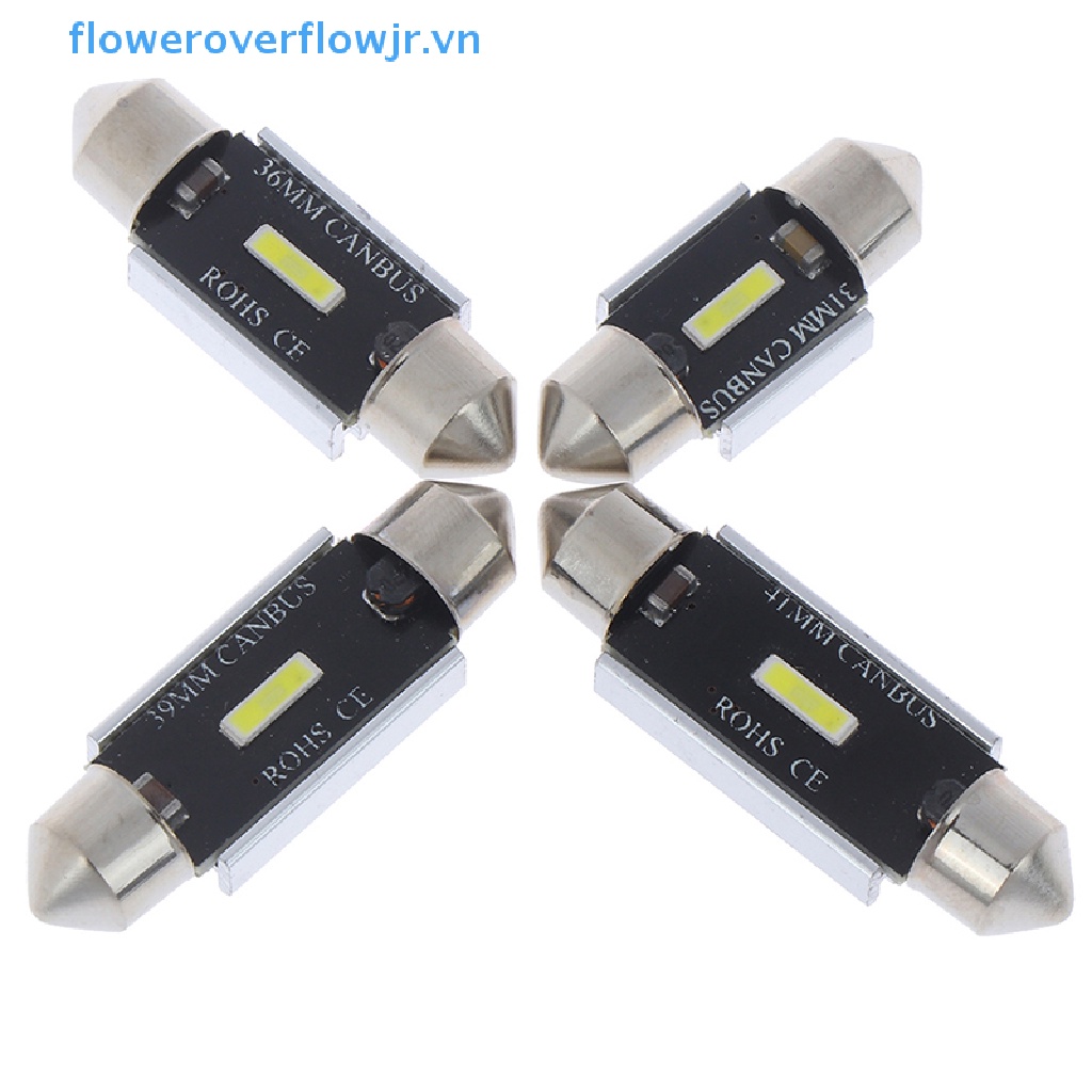 Bóng Đèn LED Siêu Sáng 31mm 36mm 39mm 41mm C5W C10W Cho Xe Hơi