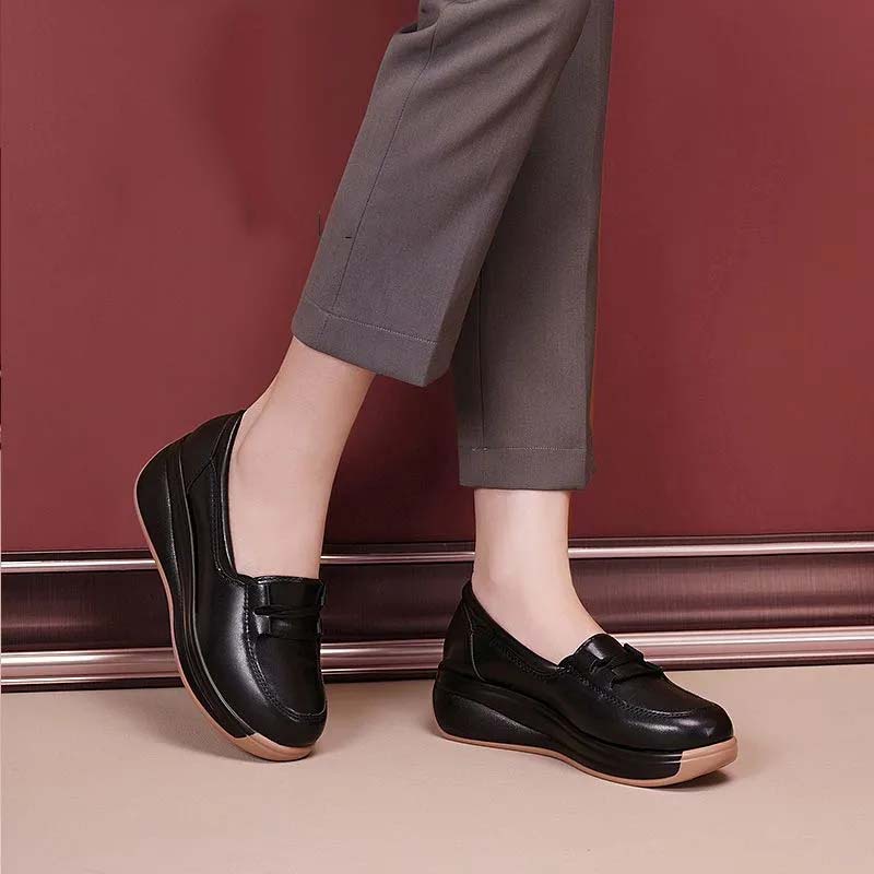 Giày Lười Đế Dày Thoải Mái Thời Trang Cho Nữ