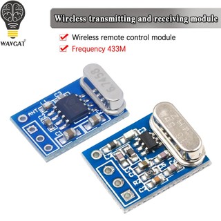 1 bộ 2 bảng mạch truyền nhận tín hiệu không dây 433mhz syn115 syn480r ak / ook pcb cho arduino