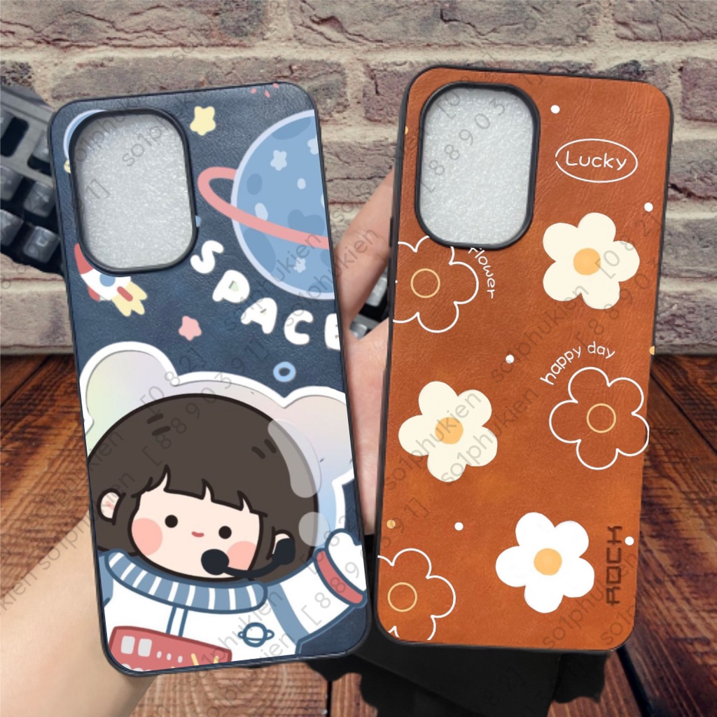 Ốp da Vivo Y16 in hình da nhiều mẫu mới dễ thương