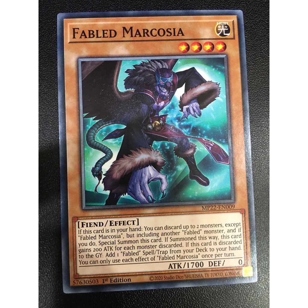 (YDA-TCG) 1 lá thẻ bài Fabled Marcosia MP22-EN009 common