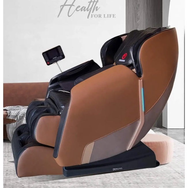 {XẢ KHO CUỐI NĂM SALE 50%} Ghế Massage Cao Cấp Toàn Thân Nhật Bản Okinawa OS 702 - Massage 4D, bi di chuyển, trục SL