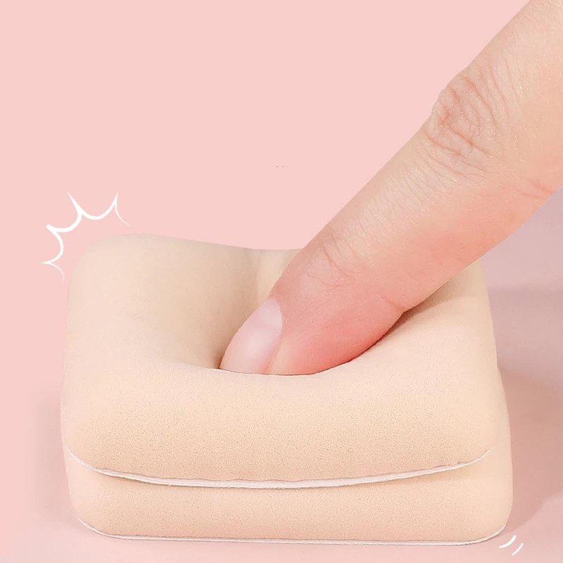 1 Mút Trang Điểm Đa Năng Hình Tròn / Tam Giác Bằng Cotton Siêu Mềm