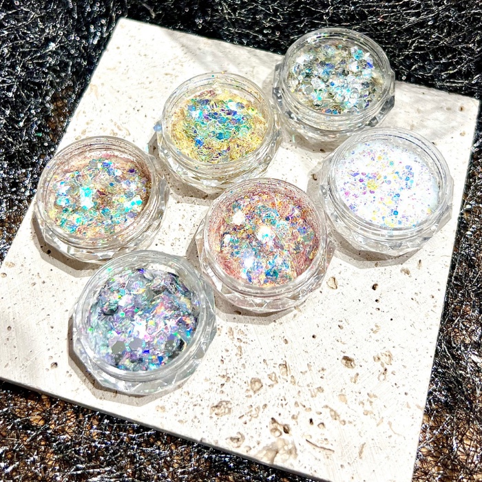 Sét nhũ kim tuyến lấp lánh 6 hũ