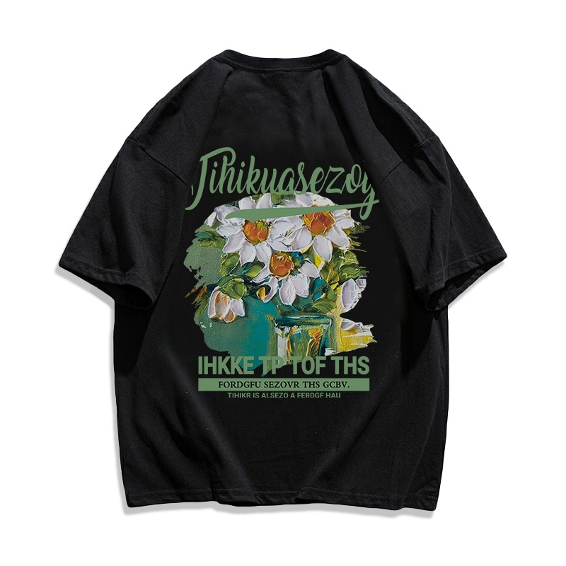 NUZIRO Áo Thun Tay Ngắn In Chữ  Thời Trang Dành Cho Nữ