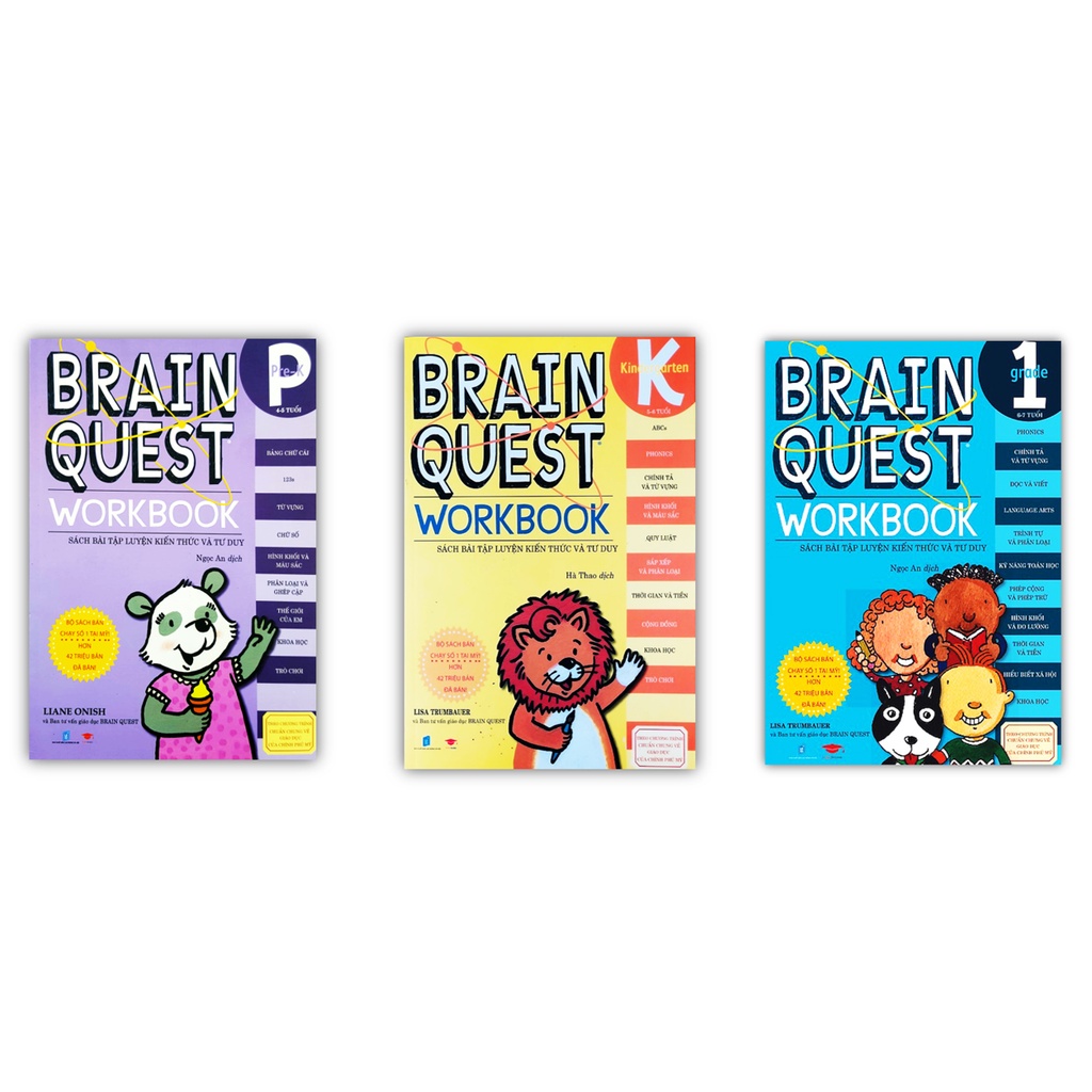 Sách - Combo 3 cuốn Braint Quest Workbook (AC)