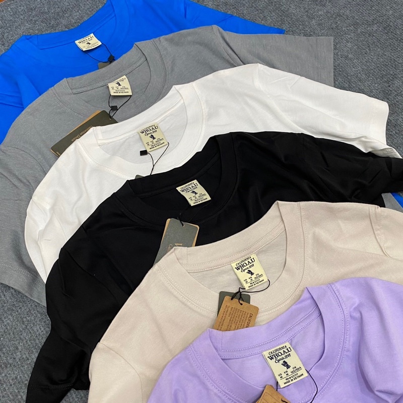 Áo thun trơn cotton