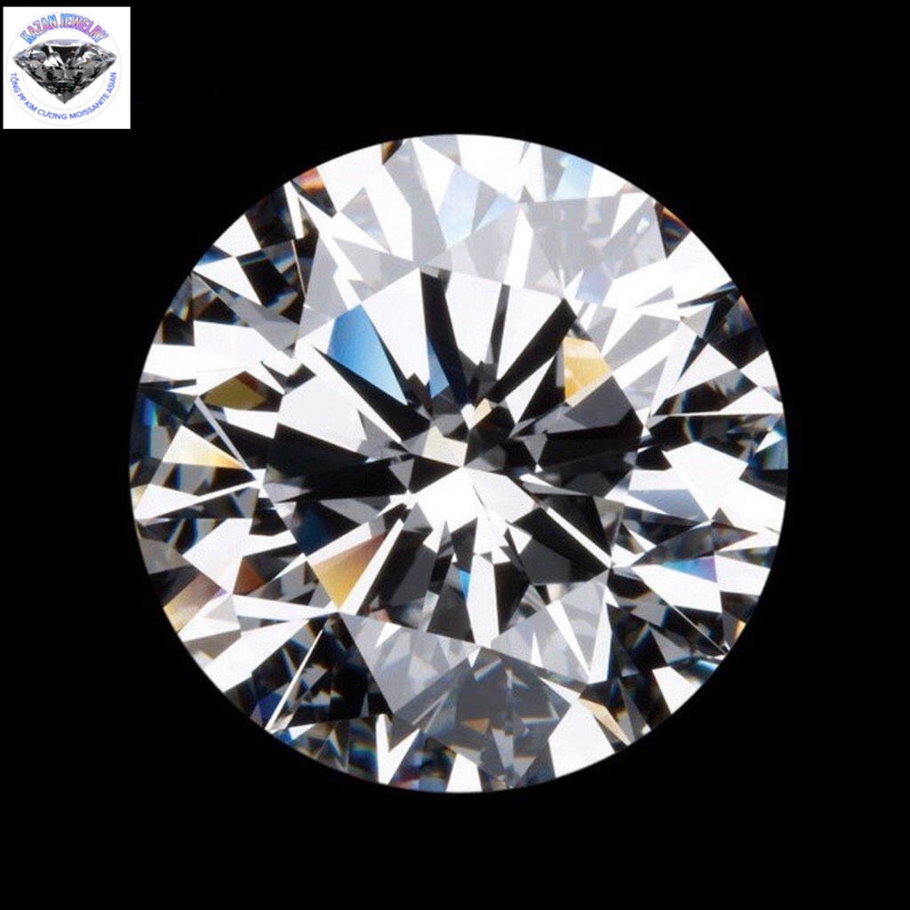 【4,5-7,2mm】Kim cương Moissanite USA Nước D【Với chứng chỉ GRA】