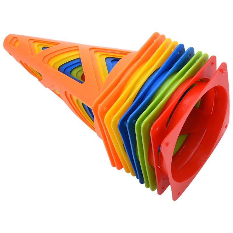 Dụng Cụ Đánh Dấu Tránh Gió Hình Nón Có Thể Gấp Lại Hỗ Trợ Luyện Tập Đá Banh / Bóng Rổ /