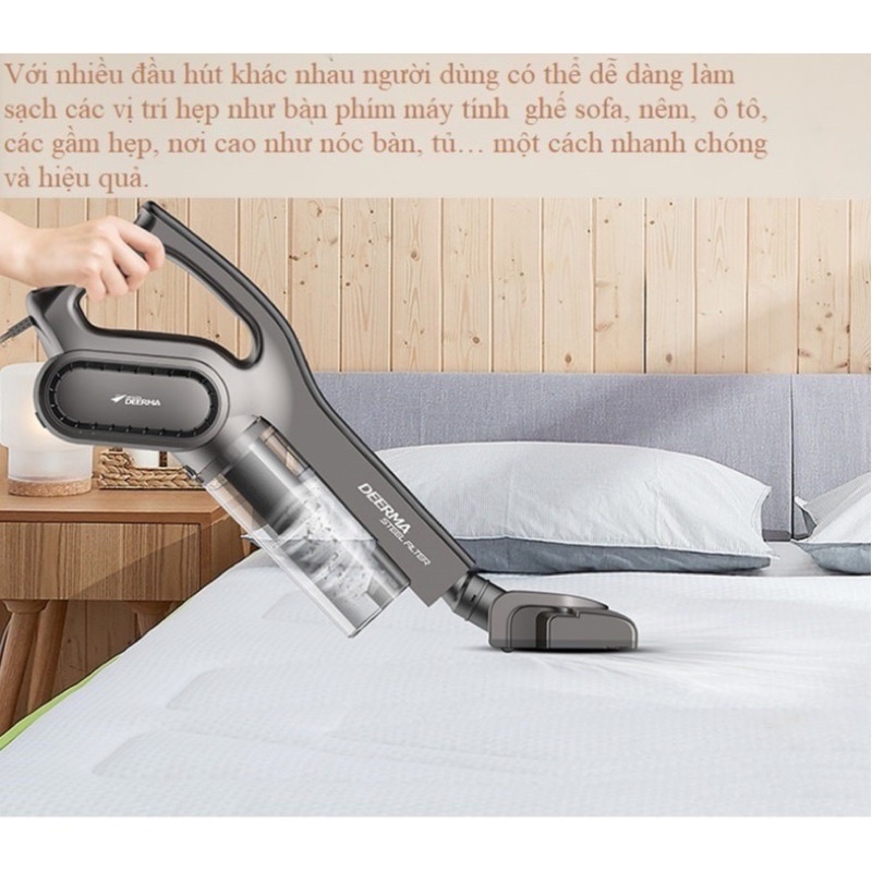 Máy Hút Bụi Deerma DX700S-DX700- Hàng Chính Hãng Bảo Hành 6 tháng