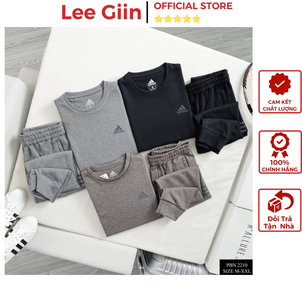 Đồ thể thao nam thu đông Adidas cao cấp chuẩn form Hàng Loại 1 Lee Giin LG2210 Bộ quần áo nam thu đông bền đẹp 2022