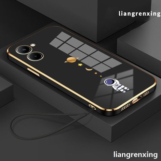 Ốp lưng realme c33 realme c30 2022 5g ốp điện thoại silicon mềm chống sốc mạ điện ddtkr01 cho realme c33 realme c30 2022 5g viền vuông cute