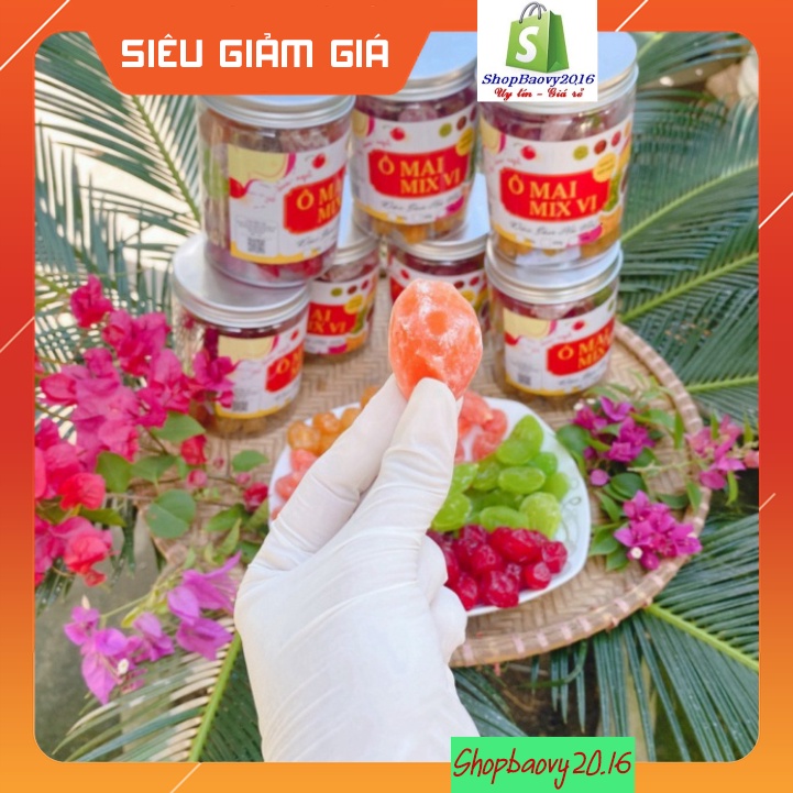 Ô mai đào hồng 500G ★Loại Vip★ Omai Xí muội đào hồng chua ngọt không hạt