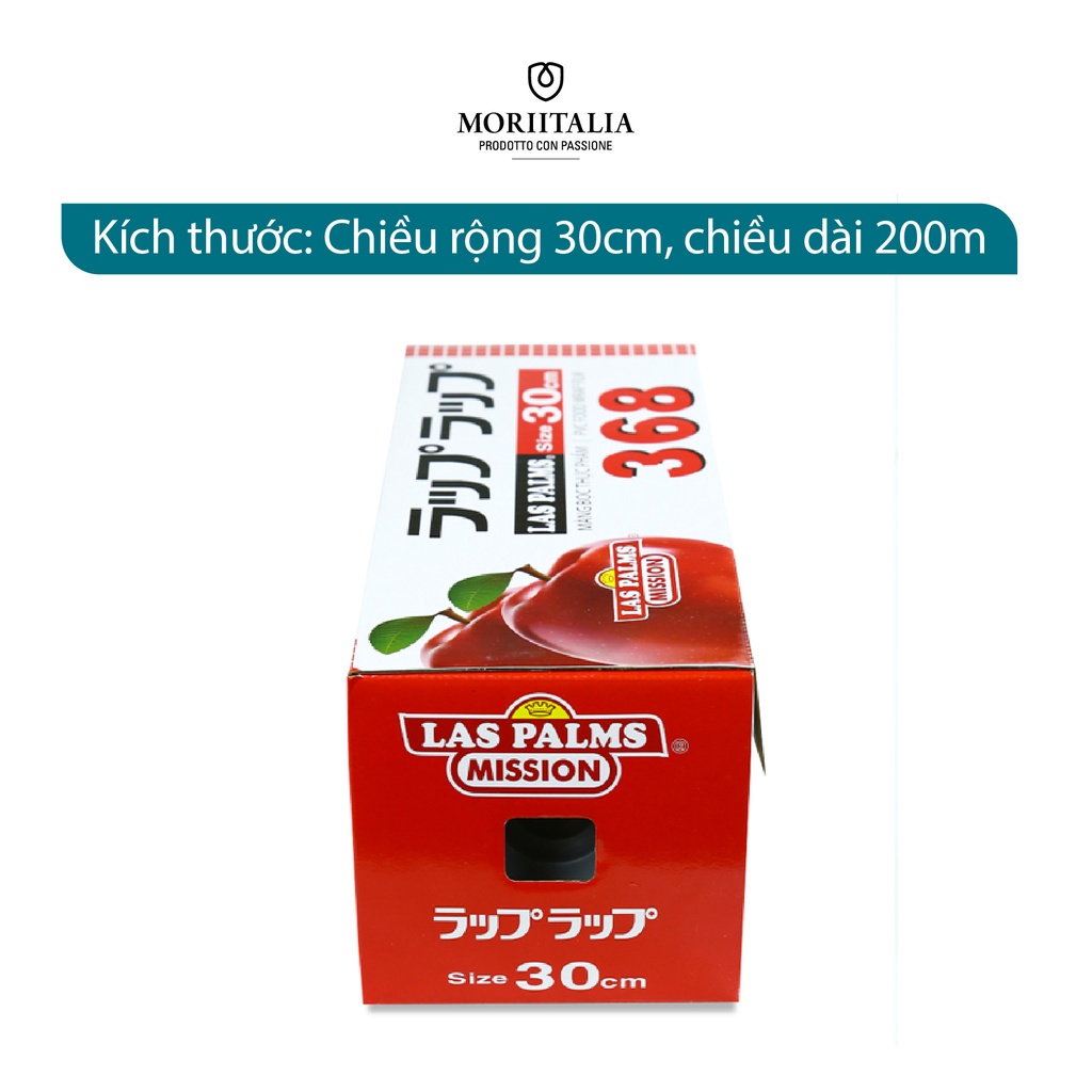 Màng bọc thực phẩm Las Palms bọc thực phẩm chín và sống giữ cho thực phẩm luôn tươi 30x368m