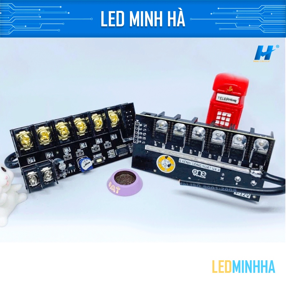 Mạch điều khiển led vẫy 6 kênh 30A, mạch led 6 kênh, led vẫy, mạch điều khiển led