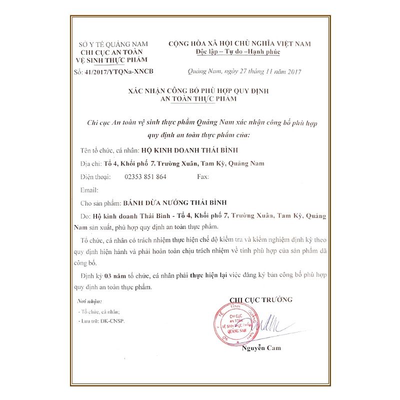 1kg bánh dừa nướng Thái Bình  - Bánh kẹo đặc sản Quảng Nam