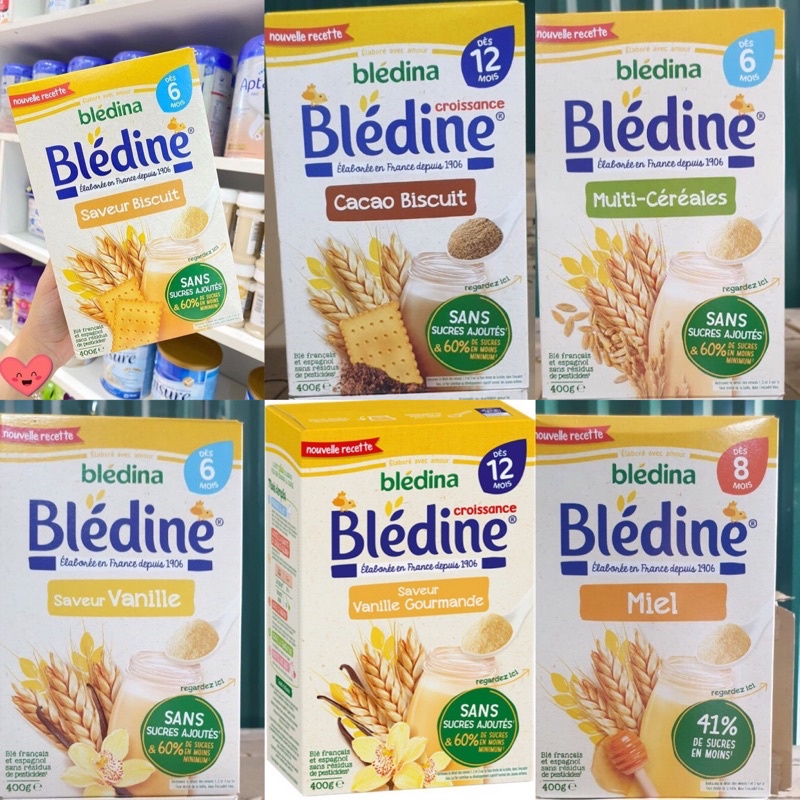 Bột lắc sữa Bledina 400g/hộp date mới nhất 23/24