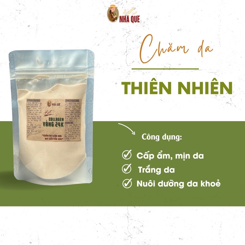 Bột mặt nạ dẻo 24k dưỡng da spa