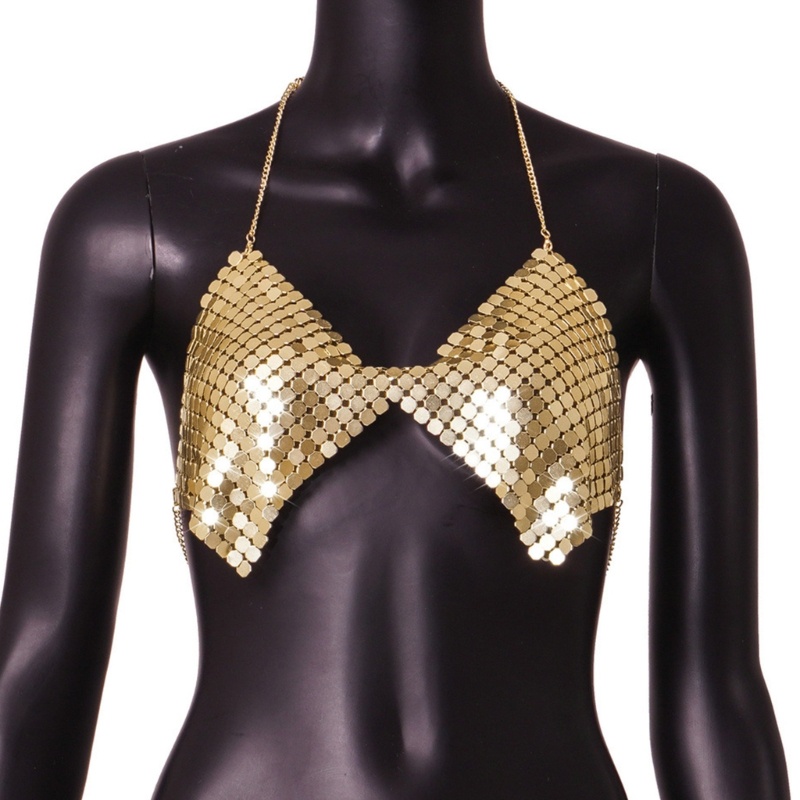 Áo Ngực Một Mảnh Đính Kim Sa Gợi Cảm Cho Nữ