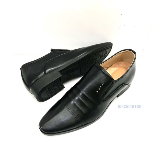 Giày công sở tăng chiều cao 6-7cm..da mềm.. size từ 39-44..mã TC01..màu đen..mẫu mới nhất hiện nay
