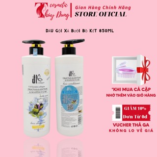 Dầu gội Dầu xả Bưởi Bồ Kết DL Grapefruit 850ml Keratin Collage Dầu gội bưởi trắng bồ kết Hàng Chính Hãng