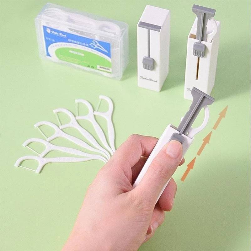 Bộ 50 Hộp Đựng Chỉ Nha Khoa Tự Động Chống Nước Chống Bụi Dùng Một Lần