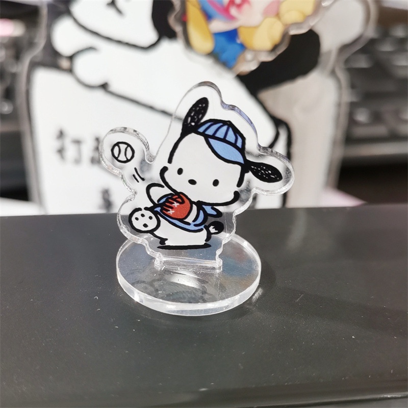 Mô Hình Nhân Vật Hoạt Hình Pochacco Mini Kèm Giá Đỡ