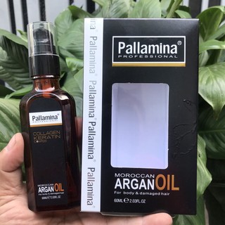 Tinh dầu dưỡng tóc PALLAMINA Collagen Keratin Complex 60ml (2026)