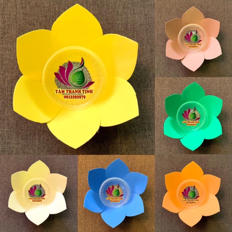 Hoa đăng 1 lớp 6 cánh (mẫu cánh mới)
