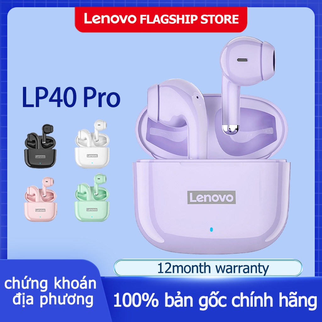 Tai nghe Lenovo LP40 PRO bluetooth không dây LP40 tai nghe chụp tai Bluetooth 5.1 tws headset IPX5 chống ồn TWS