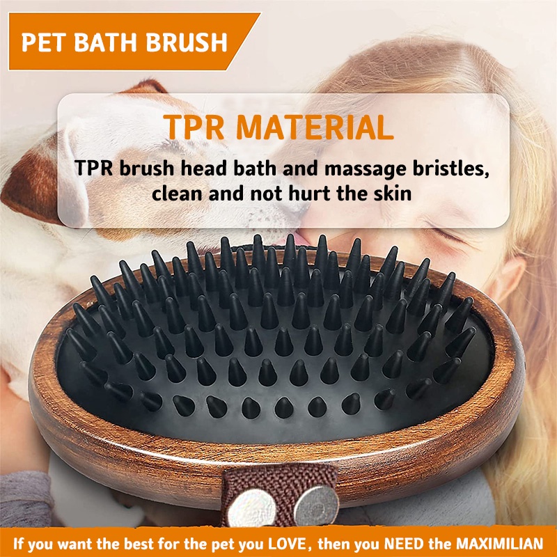 HamshMoc Bàn ChảI Lông BằNg Cao Su, GiúP GiảM Stress Cho Thú Cưng