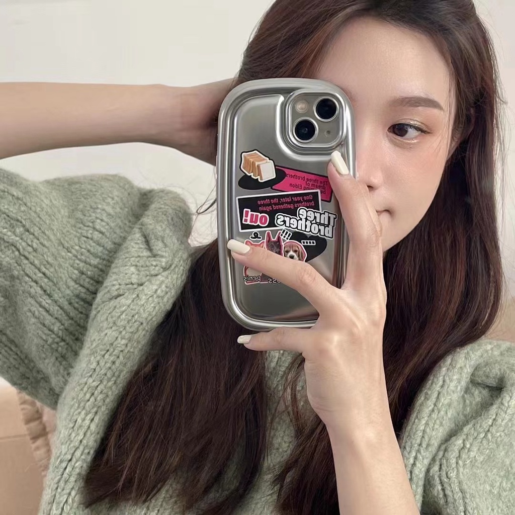Ốp Điện Thoại Hình Gia Đình Thú Cưng Cho iPhone 11 11promax 12 12promax 13 13pro max 14 14plus 14pro max