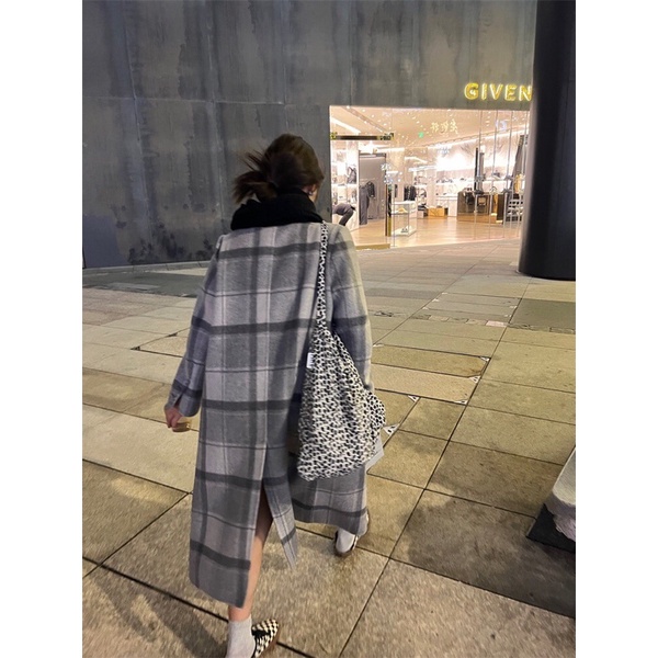 Áo khoác dạ dáng dài phong cách hàn quốc cao cấp Maison Margiela MM6