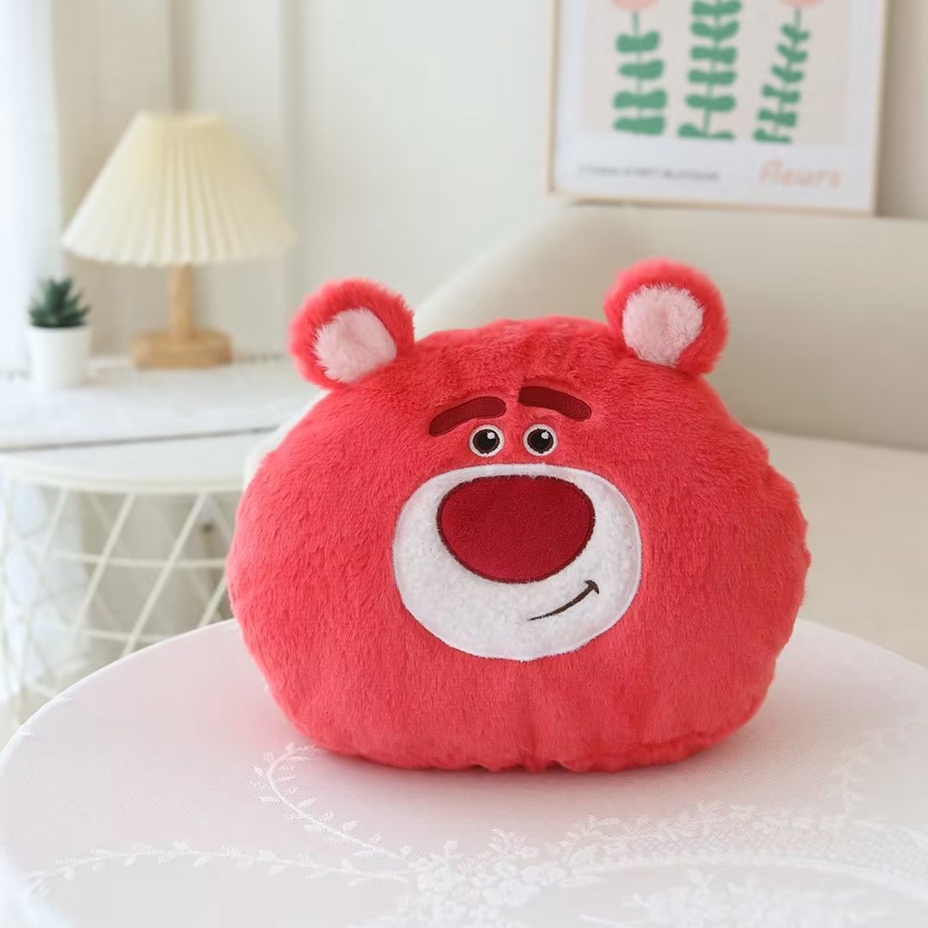 Gấu dâu Lotso Bộ 4 Gối Giữ Ấm Tay Hình Cinnamoroll StellaLou Melody KT Lucifer Kuromi
