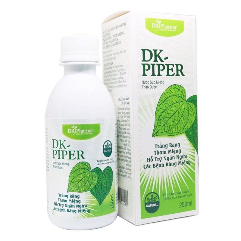 Nước súc miệng thảo dược từ lá trầu không DK-PIPER