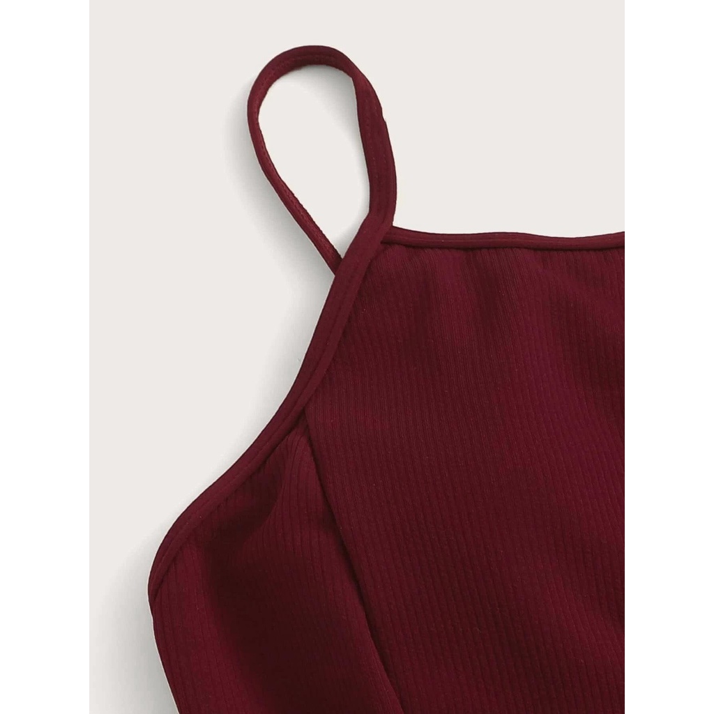 Sét áo tắm cổ yếm 2 mảnh đi biển phong cách Vintage BH01