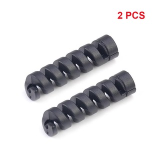 2 Cuộn Quấn Bảo Vệ Dây Cáp Sạc Bằng Silicon Cho IOS Android